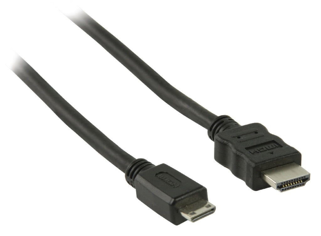 Valueline VLVP34500B10 Vysokorychlostní kabel HDMI s Ethernetem HDMI - HDMI Mini Connector 1,00 m Černý