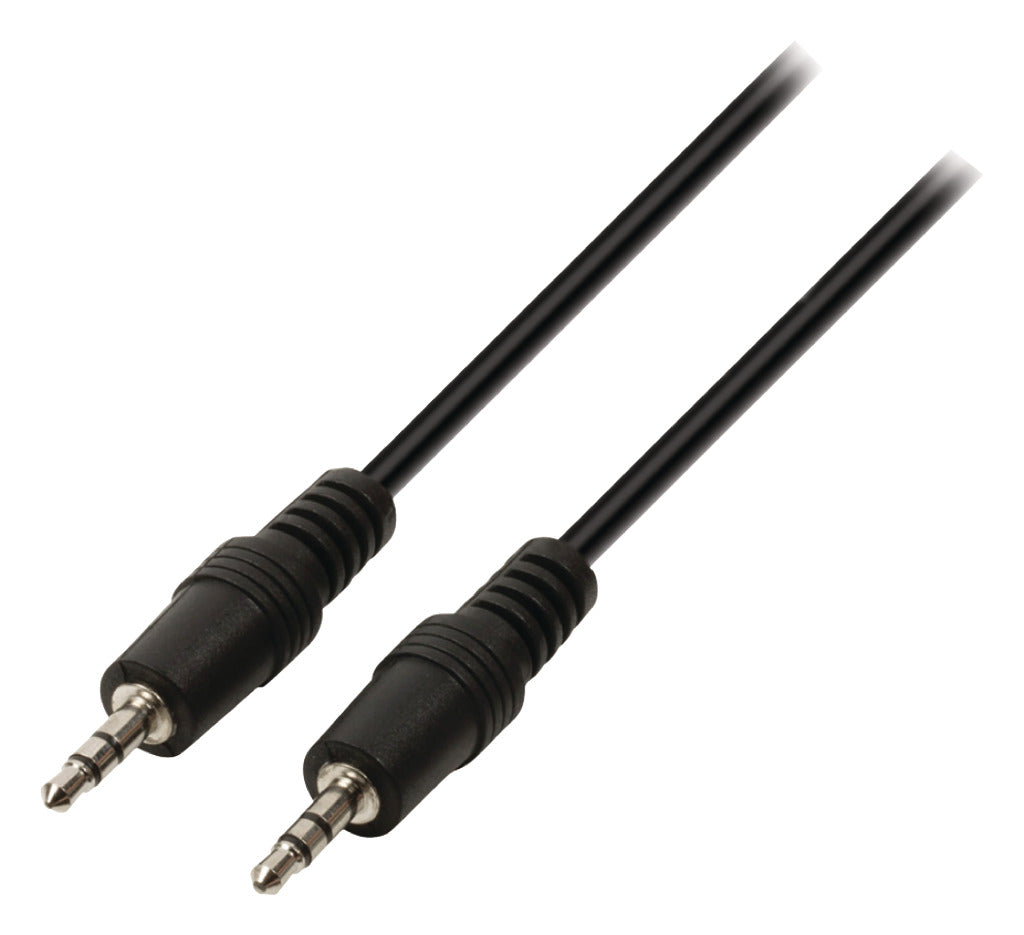 VALUELLINE VALULINE VLAP22000B05 Câble audio stéréo Jack 3,5 mm Mâle Mâle 3,5 mm Mâle Mâle 0,50 M noir