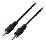 Valueline Valueline Vlap22000b05 Jack Stereo Audiokabel 3,5 mm Mannelijk 3,5 mm Mannelijk 0,50 M Zwart