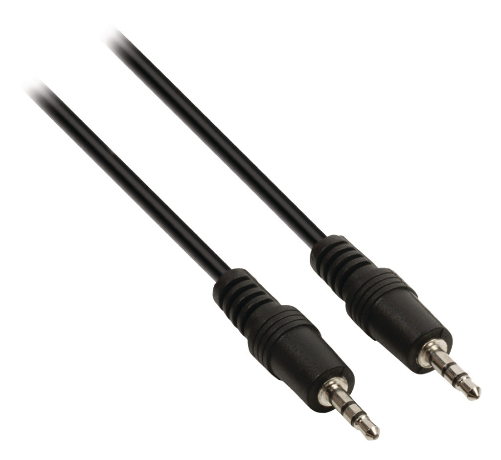 VALUELLINE VALULINE VLAP22000B05 Câble audio stéréo Jack 3,5 mm Mâle Mâle 3,5 mm Mâle Mâle 0,50 M noir