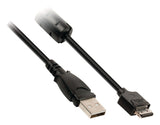 Valueline VLCP60806B20 Cable de datos de la cámara USB 2.0 A Masculino - 12p CANON CONECTOR Male 2.00 m Negro