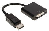 Valueline Valueline VLCB37250B02 Displayport-adapterkabel Displayport Mannelijk Dvi-d 24 + 1-pins Vrouwelijk 0,20 M Zwart