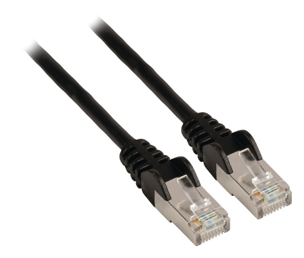 Valueline Valueline VLCB85210B10 CAT6 F Kabel sieciowy UTP RJ45 (8 8) Mężczyzna RJ45 (8 8) Mężczyzna 1,00 m czarny