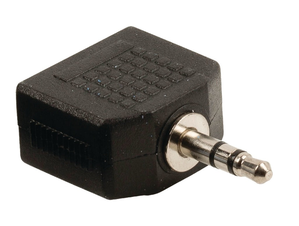 Valueline Valueline VLAB22945B Audio-Splitter 3.5 mm Male 2x female black