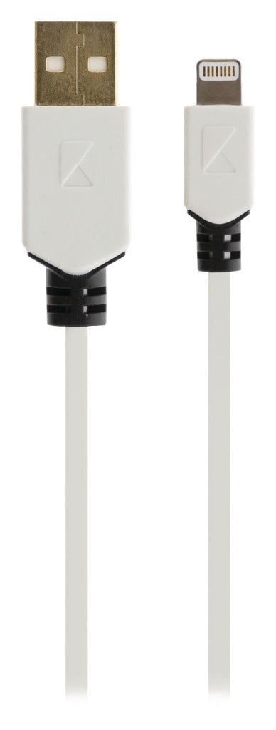 K ouml;nig K ouml;nig KNM39300W10 Sync And Charge Kabel 8-pins Lightning Male Usb 2.0 A Male 1,00 M Wit