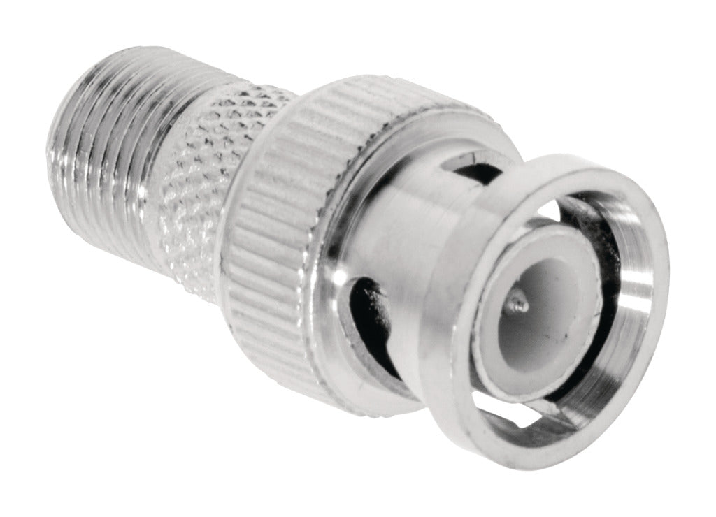 Valueline VLSP41965M Antenna Adapter BNC Male - F -Connector kvinnlig silver