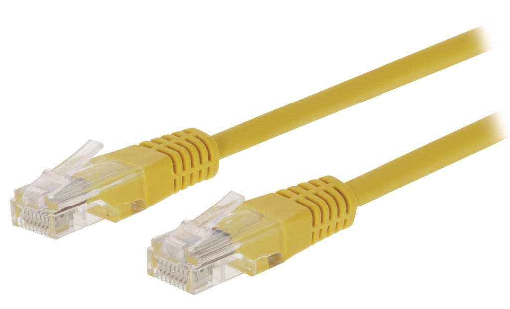 Valueline Valueline Vlct85000y30 Cat5e UTP -Netzwerkkabel RJ45 (8 8) Männlicher RJ45 (8 8) Männlich 3,00 m Gelb