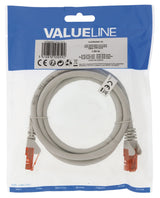 Valueline VLCP85200E1.50 CAT6 UTP Network Cable RJ45 (8 8) Muž - RJ45 (8 8) Samec 1,50 m šedá