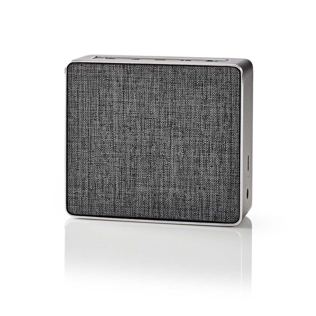 Nedis SPBT1002GY -Lautsprecher mit Bluetooth® 15 W Metal Design Gunmetal