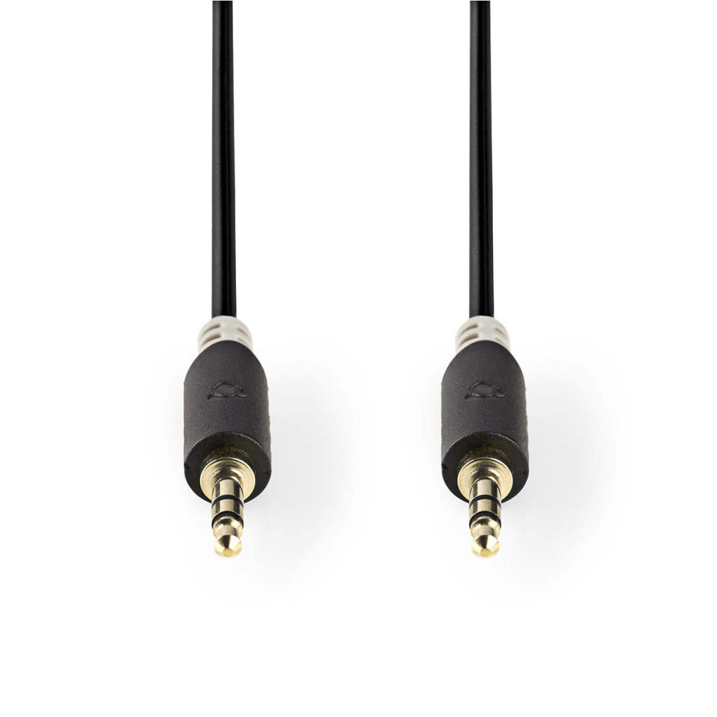 NEDIS CABP22000AT20 Stereo zvukový kabel 3,5 mm samec - 3,5 mm muž 2,0 m antracit