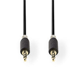 Nedis CABP22000AT20 Stereo Audio cable 3.5 mm Male - 3.5 mm Male 2.0 m Anthracite