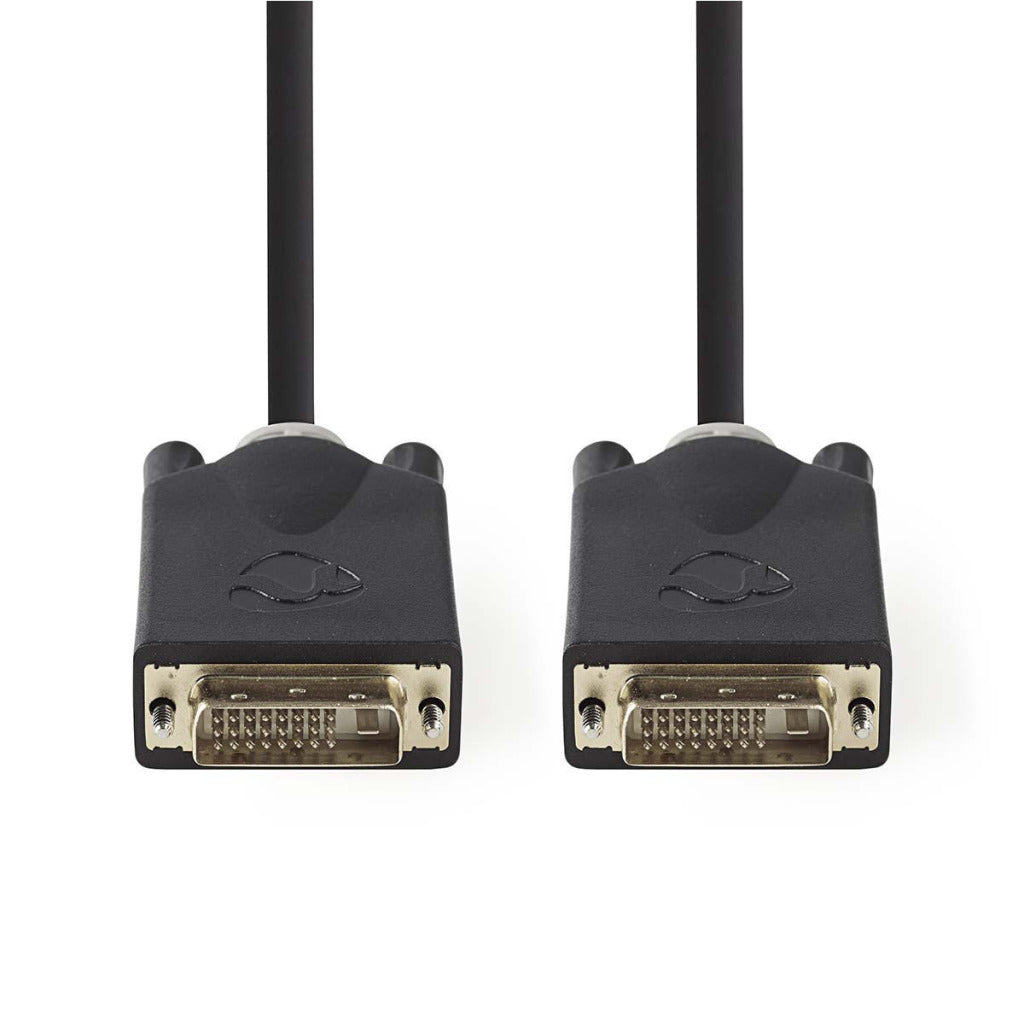 Nedis CCBP32000AT20 DVI cable DVI-D 24+1-Pins Male-DVI-D 24+1-Pins Male 2.0 m Anthracite