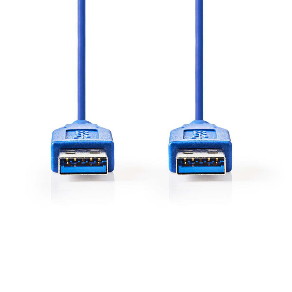 NEDIS CCGP61000BU20 USB 3.0 CABLE A Masculino - Un macho de 2.0 m azul