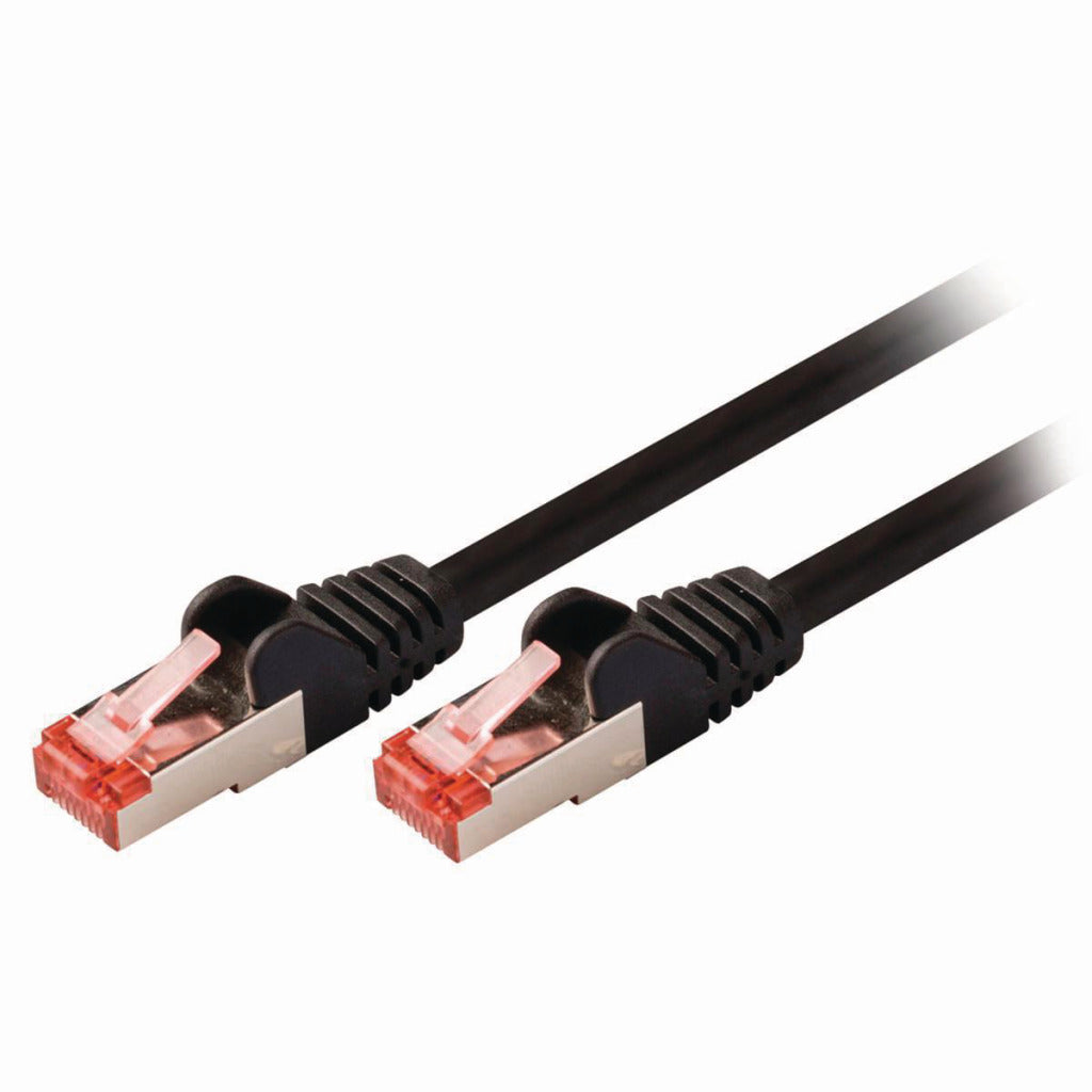 Nedis CCGP85221BK05 CAT6 S FTP network cable RJ45 Male - RJ45 Male 0.5 m Black