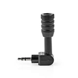 Nedis micmj100bk kabelový mikrofon mini plug-in 3,5 mm černý