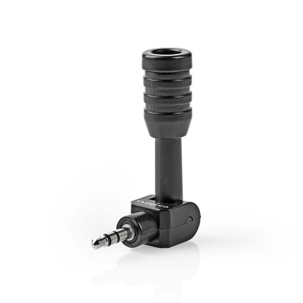 Nedis MICMJ100BK Kabelgebundenes Mikrofon-Mini-Plug-in 3,5 mm Schwarz