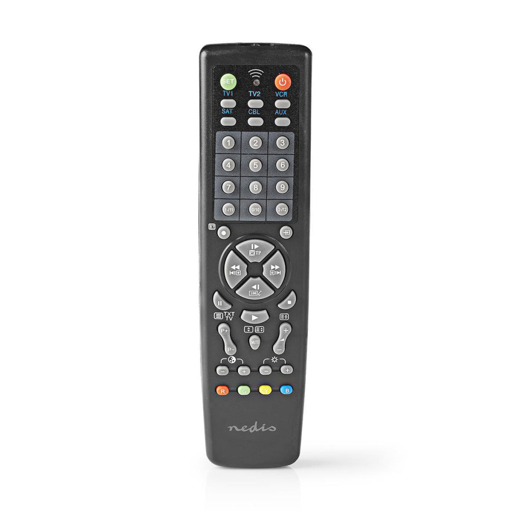 Nedis TVC2100BK Universal Remote Kontrolle pre -programméiert 10 Geräter