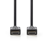 Nedis CVGT34000BK15 Hochgeschwindigkeit HDMI-Kabel mit Ethernet-HDMI-Stecker-HDMI-Anschluss 1,5 m Schwarz