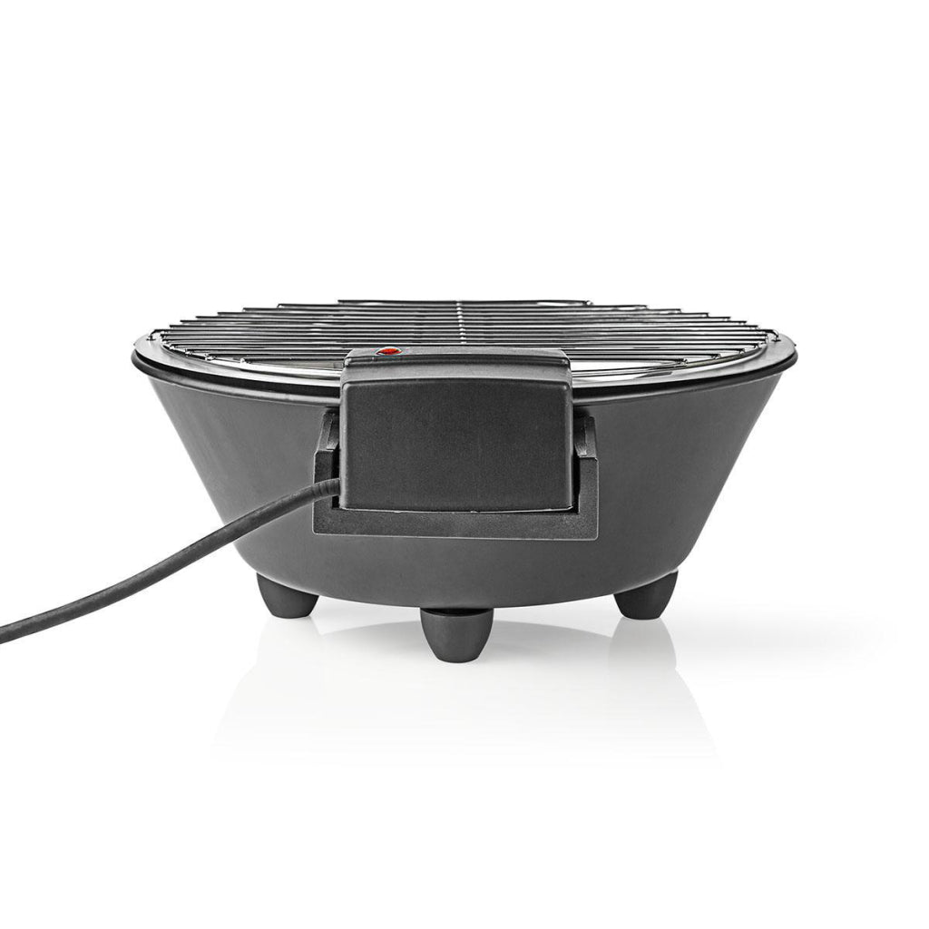 NEDIS BBQE112BK Barbacoa eléctrica alrededor de 30 cm 1250 vatios