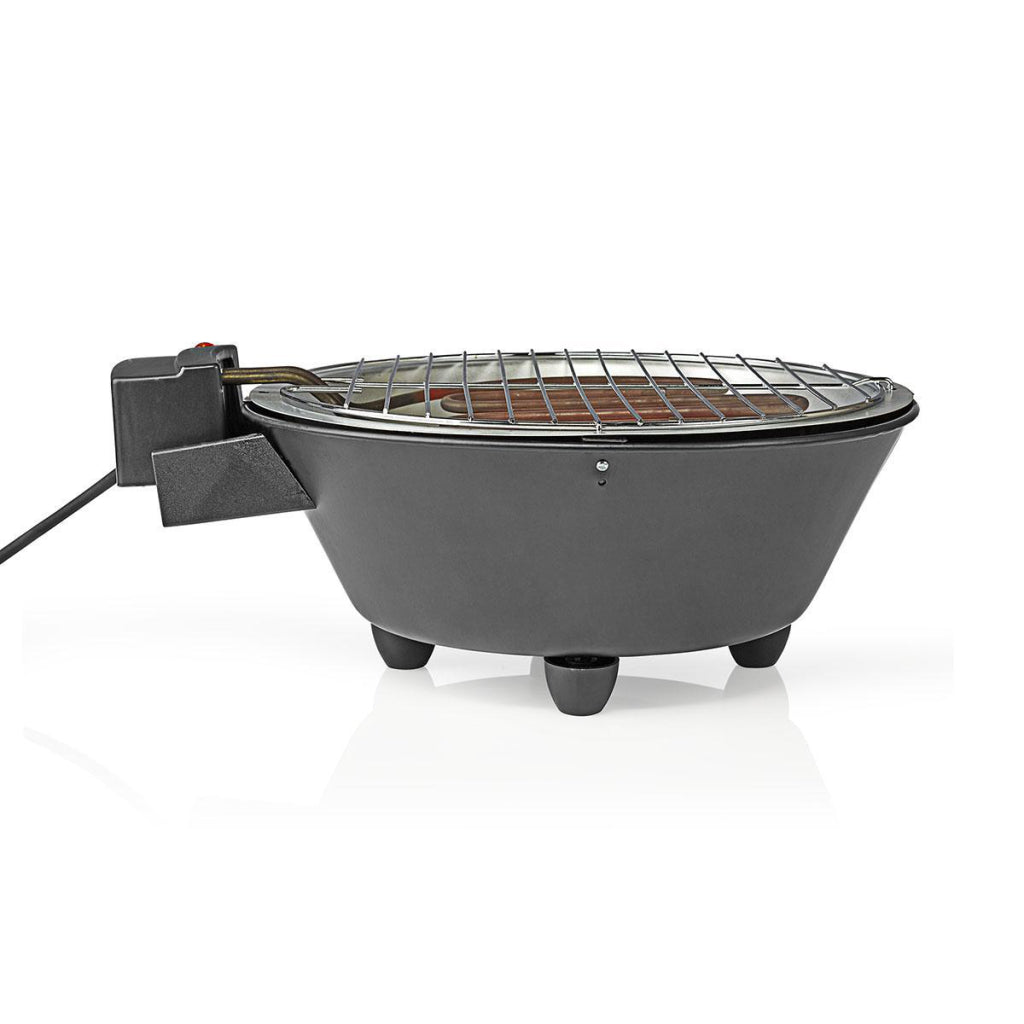 Nedis BBQE112BK Elektrischer Grill um 30 cm 1250 Watt