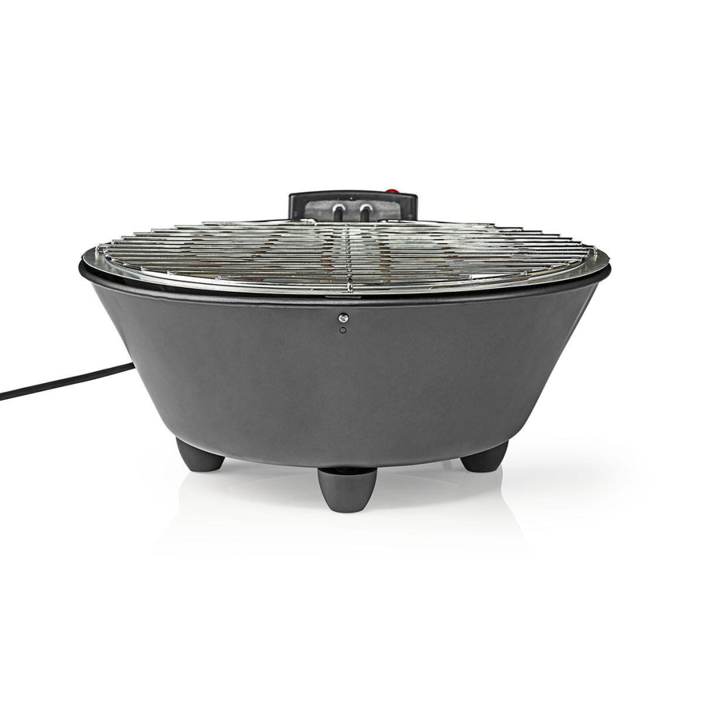 Nedis BBQE112BK Elektrische Barbecue Rond 30 Cm 1250 Watt