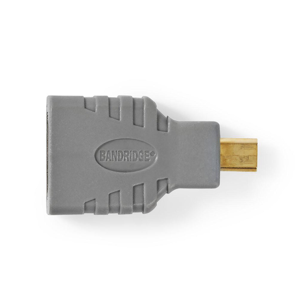 Bandridge BVP130 HDMI-adapter HDMI-Micro Connector-HDMI Female Gray