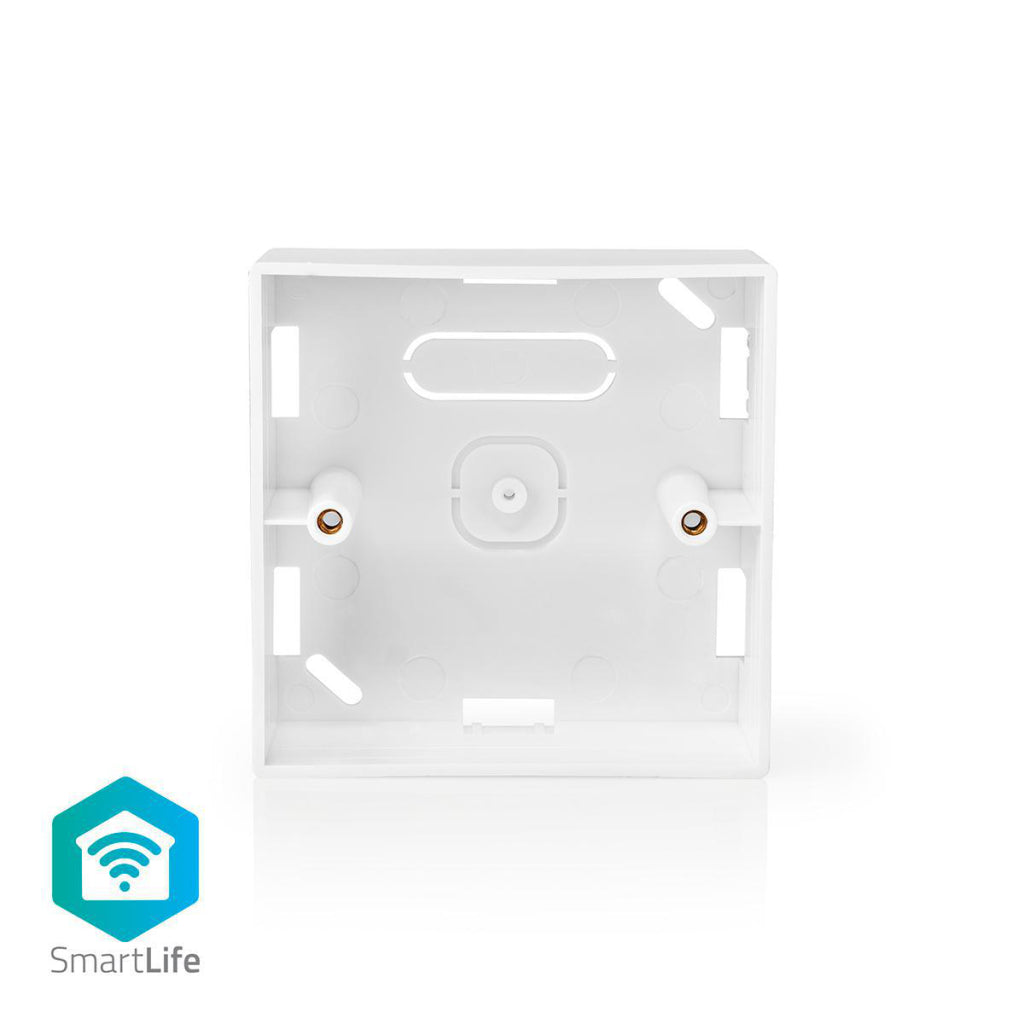 NEDIS WIFIWB10WT Caja de construcción Montaje de pared 86 x 86 mm blanco