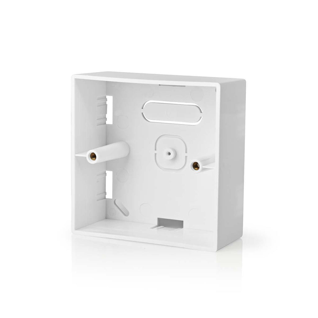 Nedis WiFiWB10WT Construction box Wall mounting 86 x 86 mm White