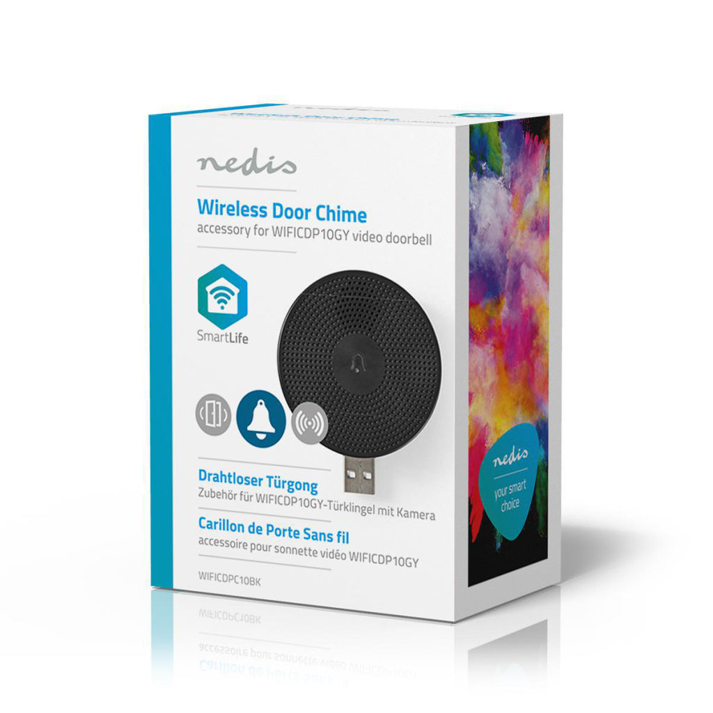 NEDIS WIFDPC10BK Wireless Door Investor Accessory för WIFDP10GY USB