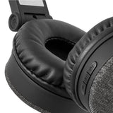 NEDIS FSHP250at Bluetooth® hörlurar med vävt tyg täckt on-ear | 18 timmars speltid Anthracite Black