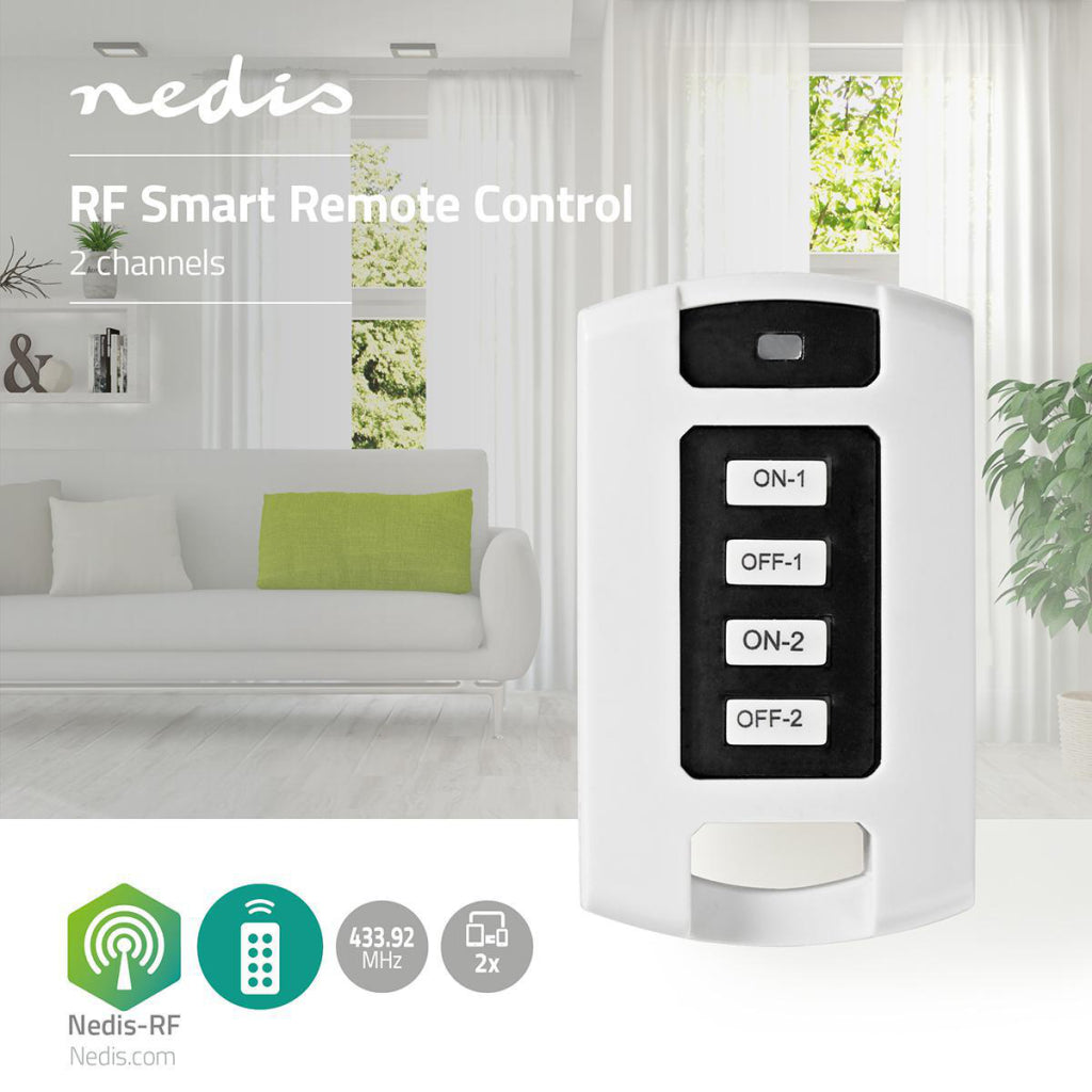 Nedis RFRC220WT RF Smart remote control 2 channels