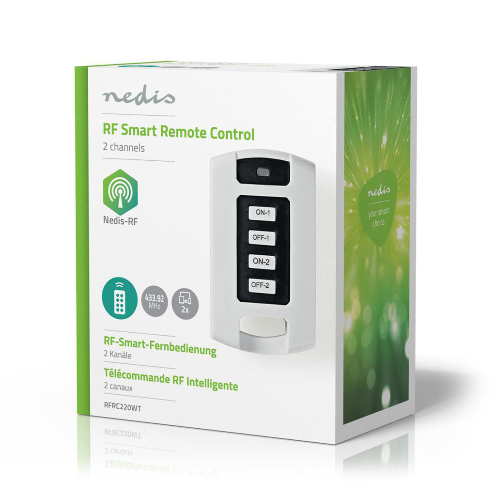 Nedis rfrc220wt rf Smart Remote 2 Channels