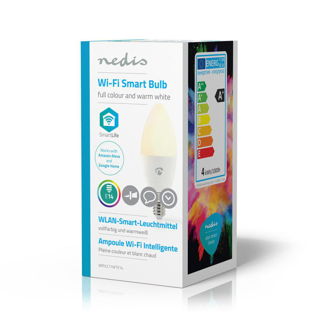 Nedis WIFILC11WTE14 Wi-fi Led-lamp Full Colour En Warm-wit E14