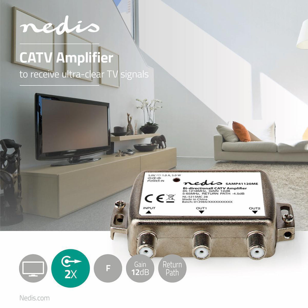 NEDIS SAMP41120ME Wzmacniacz CATV MAX.