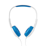 Nedis HPWD4200BU Wired headphones 1.2 m Round cable on-ear blue white