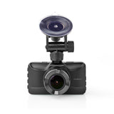 Nedis DCAM15BK Dashcam Full HD 1080 P 1 CH 3,0 pollici Angolo di visione di 120 gradi; alloggiamento in metallo