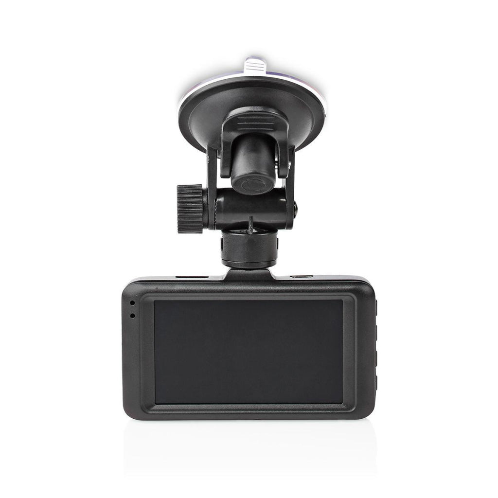 Nedis DCAM15BK Dashcam Full Hd 1080 P 1 Ch 3,0 Inch Kijkhoek Van 120 deg; Metalen Behuizing