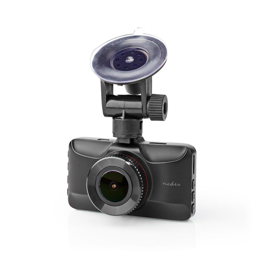 Nedis DCAM15BK DASHCAM Full HD 1080 P 1 CH 3.0 inch viewing angle of 120 DEG; metal housing