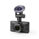 Nedis DCAM15BK Dashcam Full HD 1080 P 1 CH 3,0 pollici Angolo di visione di 120 gradi; alloggiamento in metallo