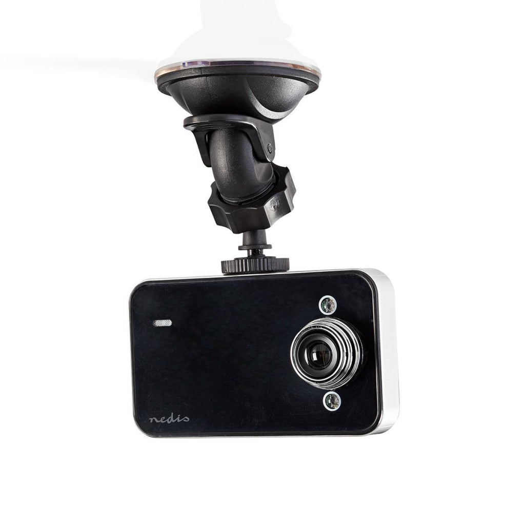 Nedis DCAM06BK Dashcam HD 720p 1 CH 2,4 pollici Angolo di visione di 60 gradi;