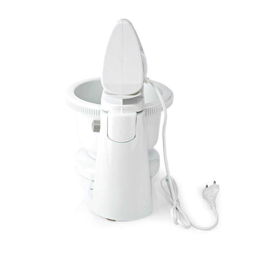 Nedis Kahm110CWT Handmixer 200 W 5 speeds Turbo function Rotikom 2 Deek Hooks 2 Bellpers Gray White