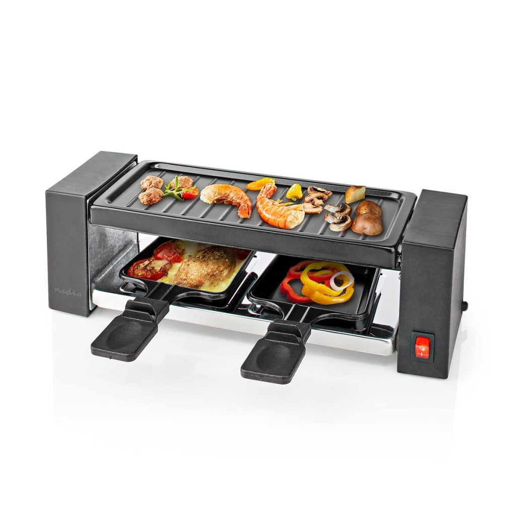 Nedis fcra210fbk2 raclette grill pro 2 osoby