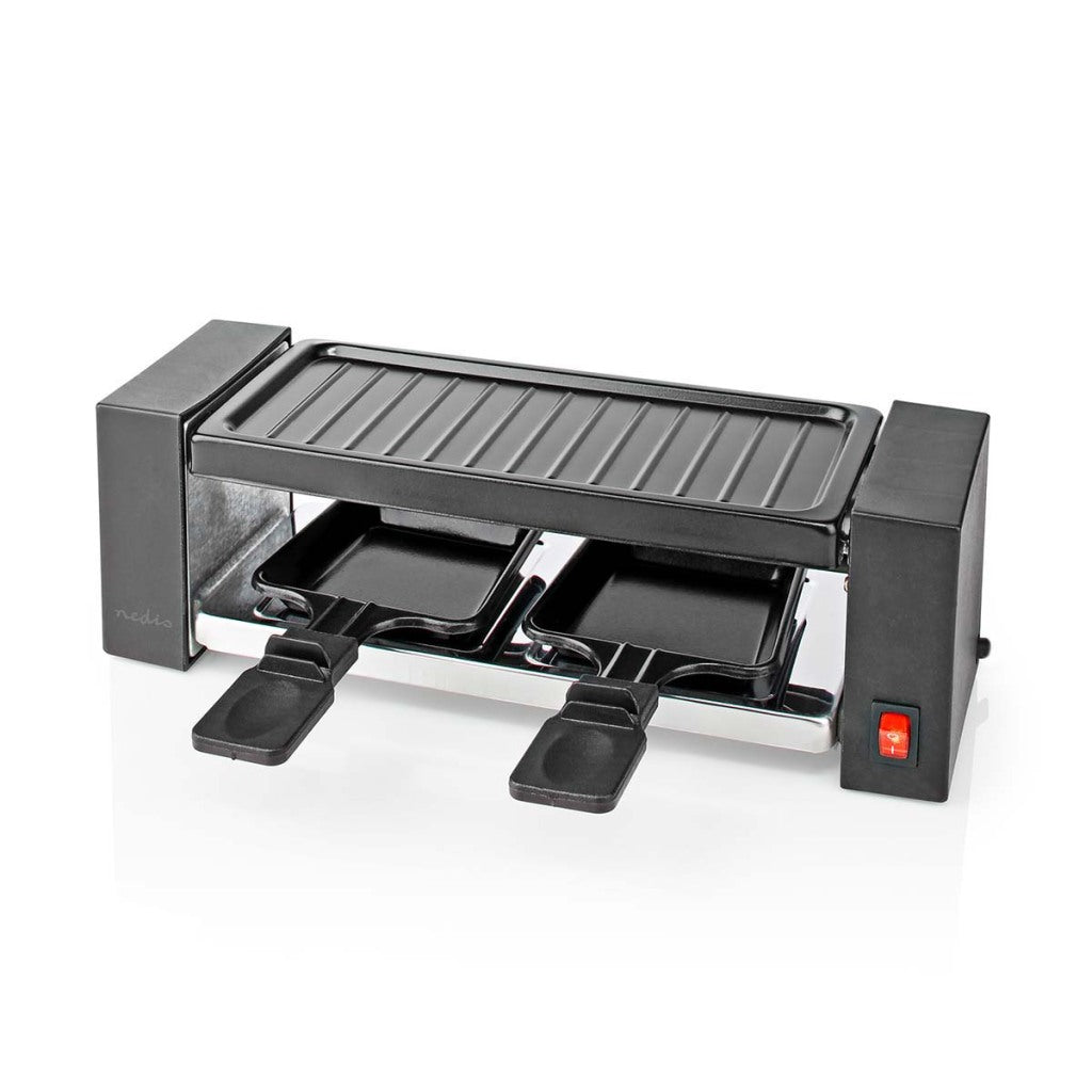 Nedis fcra210fbk2 raclette grill dla 2 osób