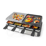 Nedis FCRA300FBK8 Raclette Steen Grill voor 8 Personen