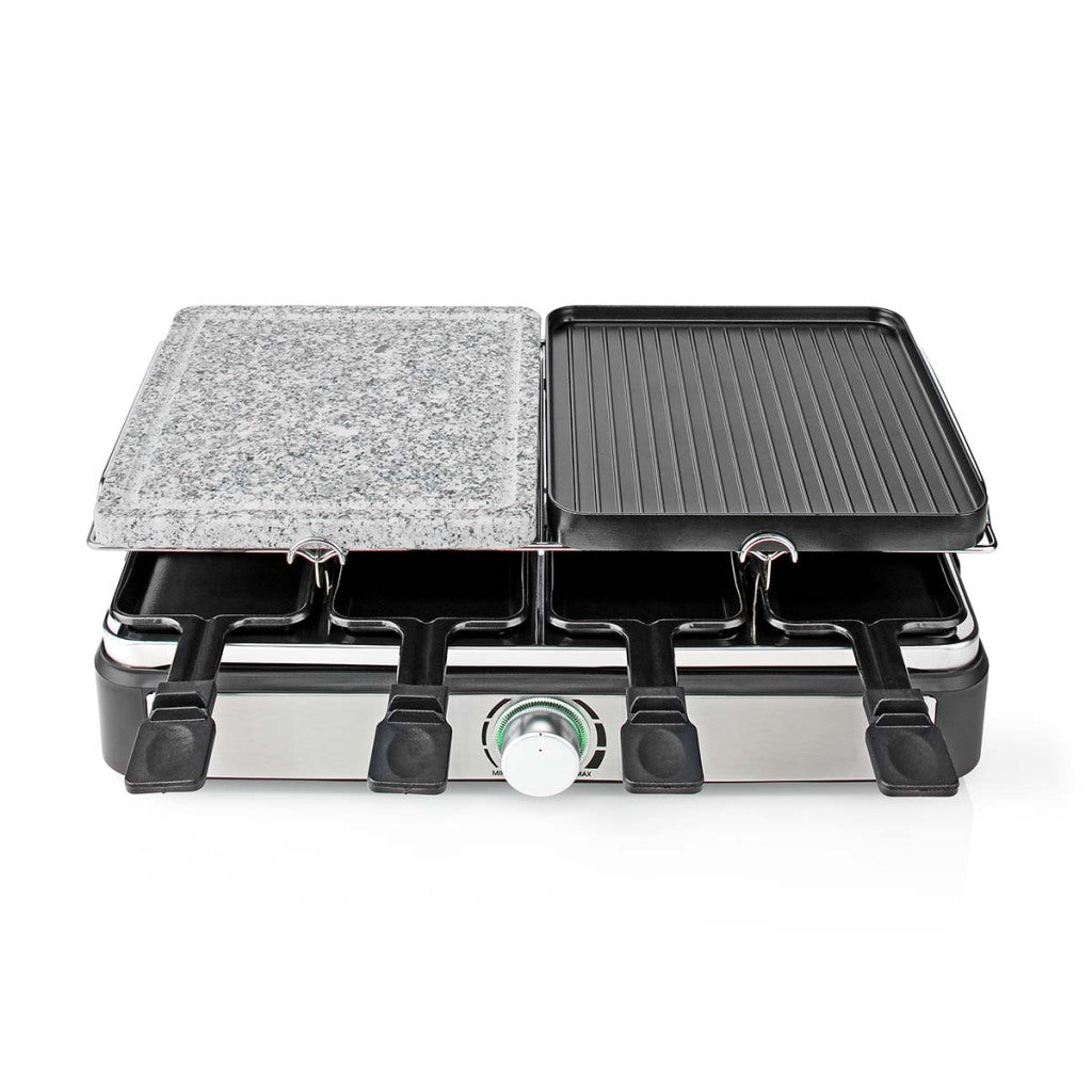 Nedis FCRA300FBK8 Raclette Steen Grill voor 8 Personen