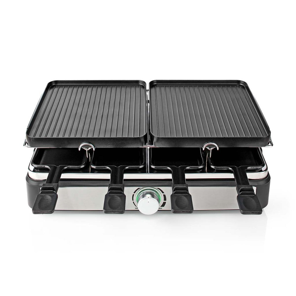 NEDIS FCRA300FBK8 RACLETTE STONE GRILL pour 8 personnes