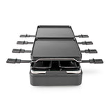 Nedis FCRA300FBK8 Raclette Stone Grill for 8 personer