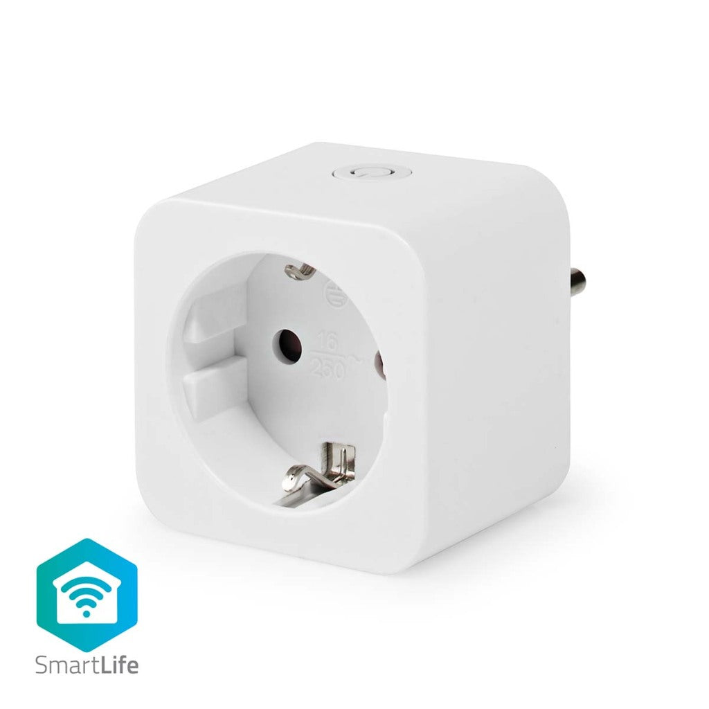 Nedis WIFIP121FWT SMARTLIFE SMART PLUG WI -FI ENERGY METER 3680 W Type F (CEE 7 3) -10 -45 ° C Android iOS White