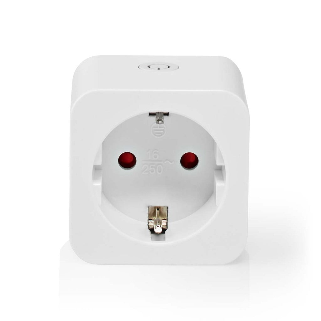 Nedis wifip121fwt smartlife smart plug wi -fi metro di energia 3680 w type f (CEE 7 3) -10 -45 ° C Android iOS bianco