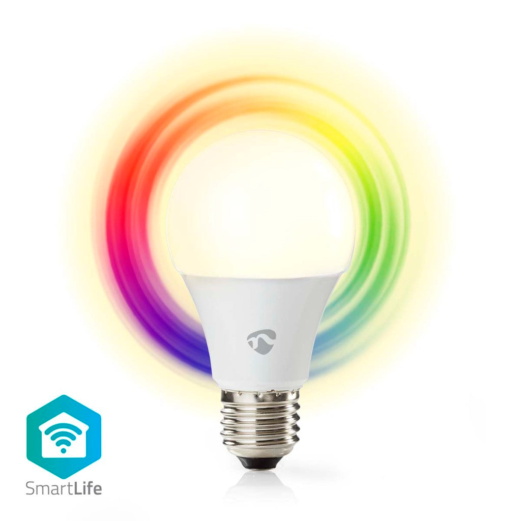 Nedis WIFILRC10E27 Smartlife Multicolour Lamp Wi-fi E27 806 Lm 9 W Rgb Warm To Cool White Android trade; Ios Peer